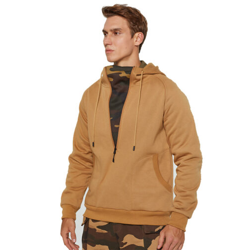 Hoodies Half-Zip Pullover Ultra Soft Hooded Sweatshirts with Pockets