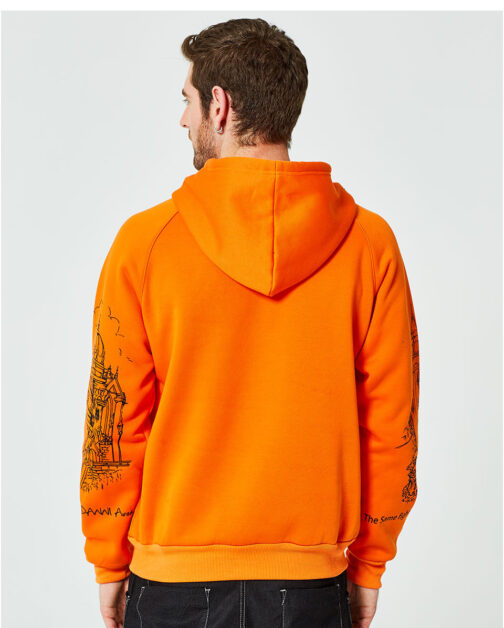 Hoodies Solid Color Pullover Sweatshirt