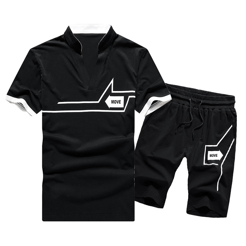 Tracksuit Sets T-Shirts and Shorts Jogging Suit - Anrgo.com