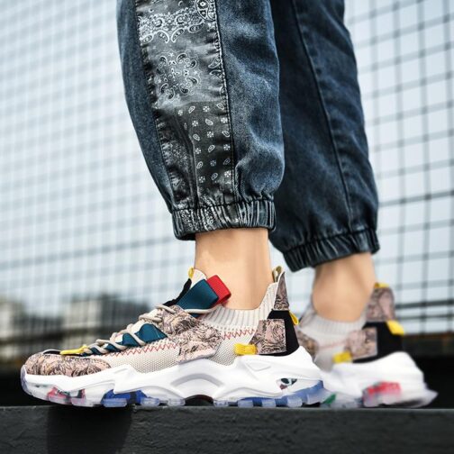 ARTEMIS Patched Paisley X9X Sneakers